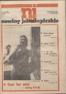 Nowiny Jeleniogórskie : tygodnik PZPR, R. 29, 1986, nr 32 (1146!)