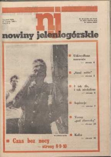 Nowiny Jeleniog&oacute;rskie : tygodnik PZPR, R. 29, 1986, nr 32 (1146!)