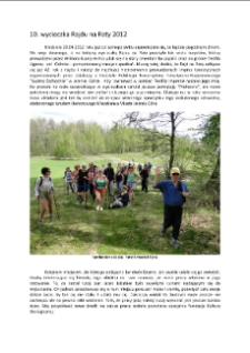 10. wycieczka Rajdu na Raty 2012 [Dokument elektroniczny]