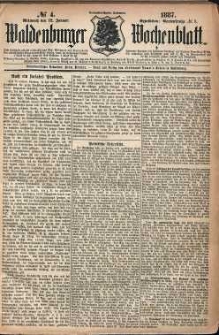 Waldenburger Wochenblatt, Jg. 33, 1887, nr 4