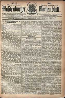 Waldenburger Wochenblatt, Jg. 33, 1887, nr 12