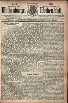 Waldenburger Wochenblatt, Jg. 33, 1887, nr 18