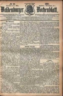 Waldenburger Wochenblatt, Jg. 33, 1887, nr 19