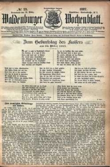 Waldenburger Wochenblatt, Jg. 33, 1887, nr 23