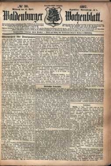 Waldenburger Wochenblatt, Jg. 33, 1887, nr 30