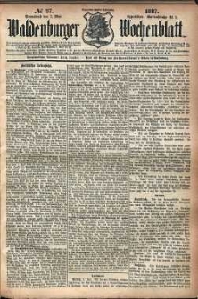 Waldenburger Wochenblatt, Jg. 33, 1887, nr 37