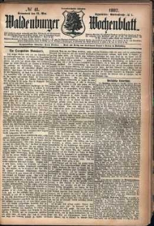 Waldenburger Wochenblatt, Jg. 33, 1887, nr 41