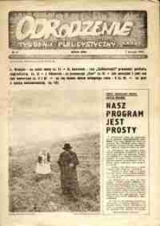 Odrodzenie : tygodnik publicystyczny NSZZ "Solidarność", 1981, nr 5