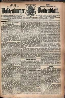 Waldenburger Wochenblatt, Jg. 33, 1887, nr 53