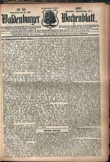 Waldenburger Wochenblatt, Jg. 33, 1887, nr 59