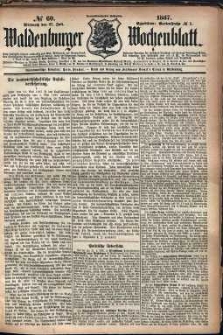 Waldenburger Wochenblatt, Jg. 33, 1887, nr 60