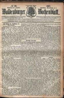 Waldenburger Wochenblatt, Jg. 33, 1887, nr 80