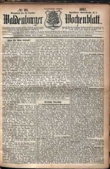 Waldenburger Wochenblatt, Jg. 33, 1887, nr 83