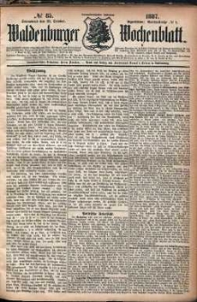 Waldenburger Wochenblatt, Jg. 33, 1887, nr 85