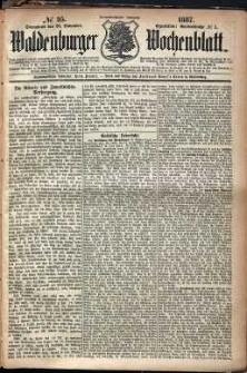 Waldenburger Wochenblatt, Jg. 33, 1887, nr 95