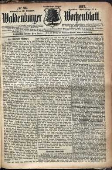 Waldenburger Wochenblatt, Jg. 33, 1887, nr 96