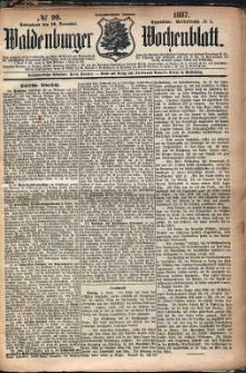 Waldenburger Wochenblatt, Jg. 33, 1887, nr 99