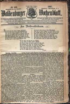 Waldenburger Wochenblatt, Jg. 33, 1887, nr 103