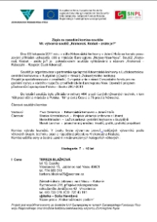 Zápis ze zasedání komise soutěže VII. výtvarná soutěž „Krakonoš, Krabat - znáte je?” [Dokument elektroniczny]