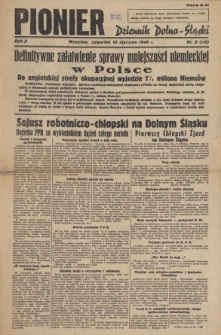 Pionier : Dziennik Dolno-Śląski, R. 2, 1946, nr 8 (112)