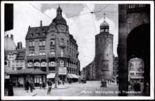 G&ouml;rlitz - Marienplatz mit Frauenturm [Dokument ikonograficzny]