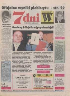 7 dni - Wiadomości Oławskie : tygodnik lokalny, 1998, nr 10 (253)