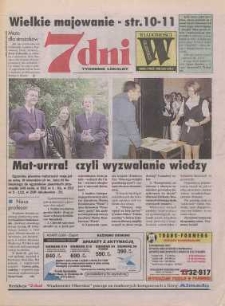 7 dni - Wiadomości Oławskie : tygodnik lokalny, 1998, nr 18 (261)