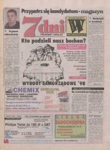 7 dni - Wiadomości Oławskie : tygodnik lokalny, 1998, nr 40 (283)