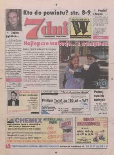7 dni - Wiadomości Oławskie : tygodnik lokalny, 1998, nr 42 (285)