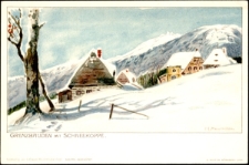 Grenzbauden mit Schneekoppe [Dokument ikonograficzny]