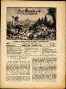 Der Wanderer im Riesengebirge, 1910, nr 9