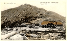 Riesengebirge. Schneekoppe mit Riesenbaude. [Dokument ikonograficzny]