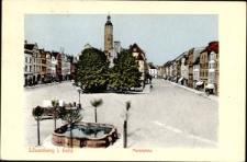 Löwenberg i. Schl. Marktplatz [Dokument ikonograficzny]