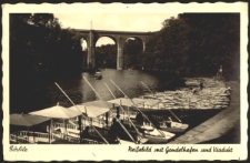 Görlitz. Neissebild mit Gondelhafen und Viadukt [Dokument ikonograficzny]