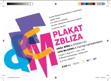 Plakat zbliża - zaproszenie