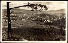 Hirschberg i. Rsgb. Blick v. Helikon [Dokument ikonograficzny]