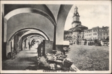 Hirschberg im Riesengebirge Kornlaube mit Rathaus [Dokument ikonograficzny]