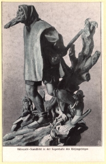 Rübezahl-Standbild in der Sagenhalle des Riesengebirges [Dokument ikonograficzny]