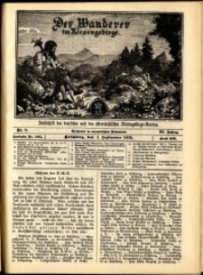 Der Wanderer im Riesengebirge, 1915, nr 9