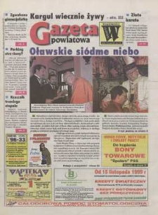 Gazeta Powiatowa - Wiadomości Oławskie, 1999, nr 45 (339) [Dokument elektroniczny]