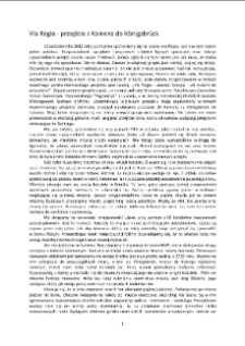 Via Regia - przejście z Kamenz do Königsbrück [Dokument elektroniczny]