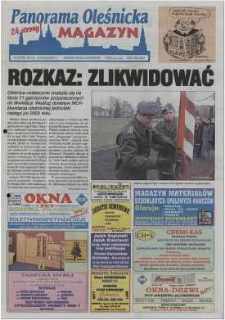 Panorama Oleśnicka: tygodnik Ziemi Oleśnickiej, 2001, nr 23 (585)