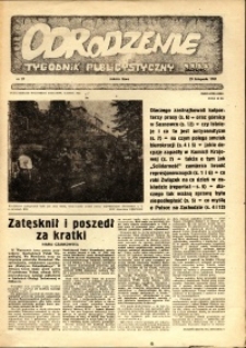 Odrodzenie : tygodnik publicystyczny NSZZ "Solidarność", 1981, nr 21
