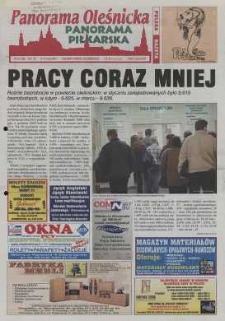 Panorama Oleśnicka: tygodnik Ziemi Oleśnickiej, 2001, nr 36 (598)
