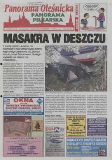 Panorama Oleśnicka: tygodnik Ziemi Oleśnickiej, 2001, nr 44 (606)