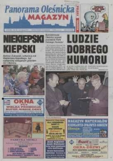 Panorama Oleśnicka: tygodnik Ziemi Oleśnickiej, 2001, nr 45 (607)
