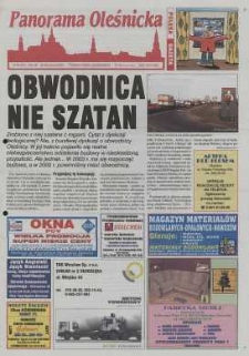 Panorama Oleśnicka: tygodnik Ziemi Oleśnickiej, 2001, nr 50 (612)