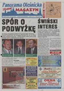 Panorama Oleśnicka: tygodnik Ziemi Oleśnickiej, 2001, nr 67 (629)