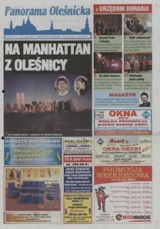 Panorama Oleśnicka: tygodnik Ziemi Oleśnickiej, 2001, nr 73 (635)
