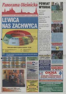 Panorama Oleśnicka: tygodnik Ziemi Oleśnickiej, 2001, nr 76 (638)